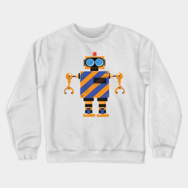 Robot Crewneck Sweatshirt by nickemporium1